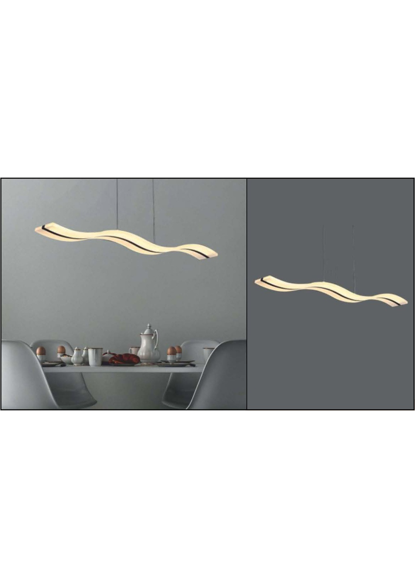 Beyond Lights - Wave Ceiling Light- GL